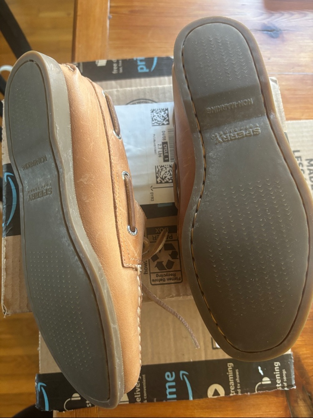 Sperry Women’s Classic Tan Leather Boat Shoes - Picture 2 of 6